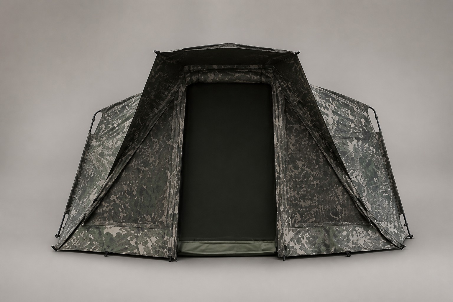 Nash Titan T2 Camo Pro installé pour une longue session au bord de l’eau